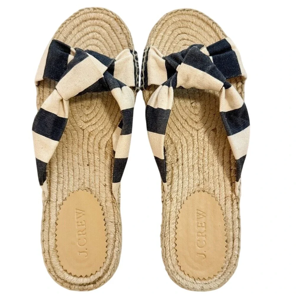 J. Crew striped knotted